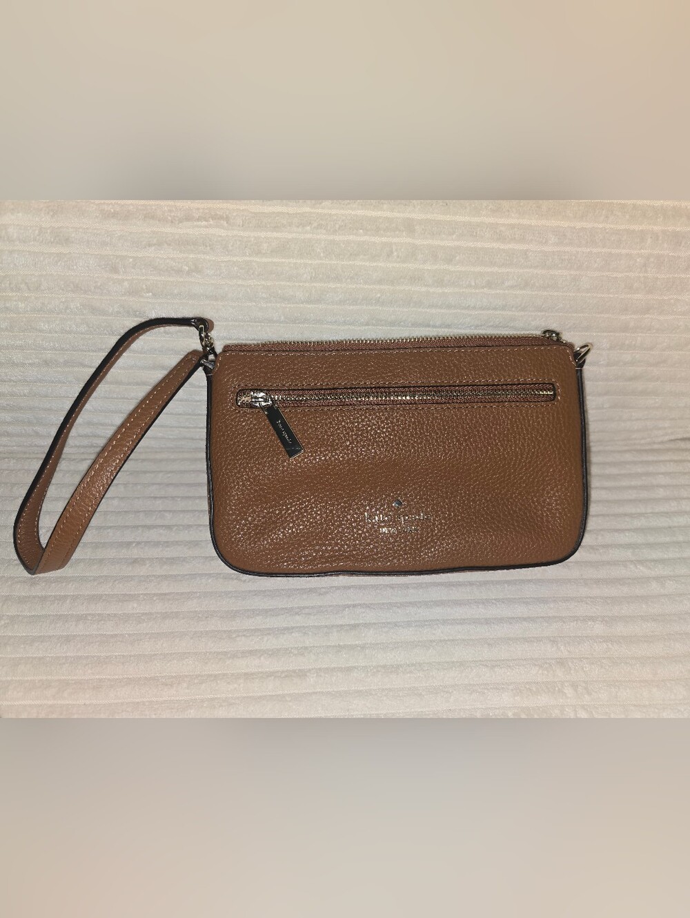 Small Kate Spade Pebbled Leather Convertible Wristlet